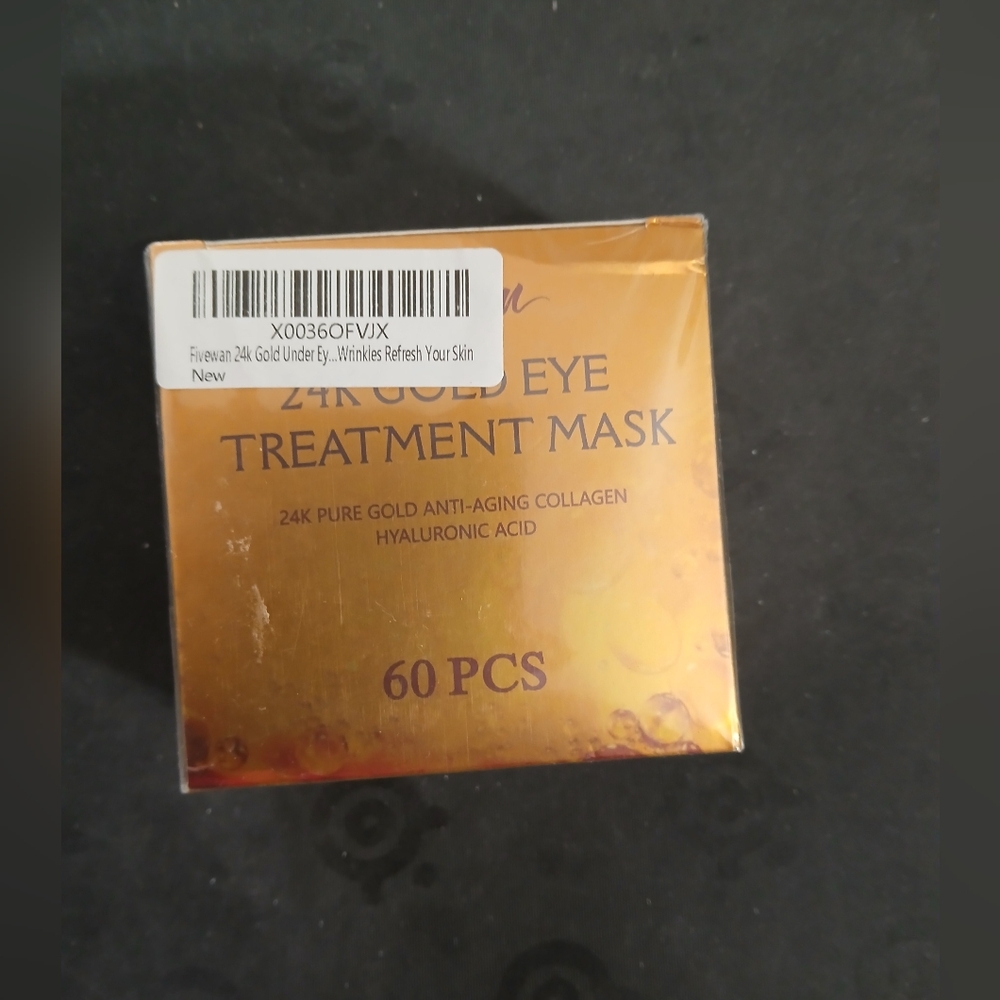 24K Gold Eye Treatment Mask NIB Sealed